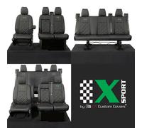 Ford Transit Custom Similpelle Seat Cover 'X' Sport Ricamo (2013-2023)