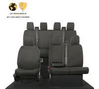Ford Transit Furgone MK8 (Inc Ribaltabile) Tutti Coprisedili (2024 Su) Nero