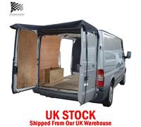 Ford Transit Furgone Mk9 Porta Posteriore Tendalino Cover (2019 IN Poi) Nero 575