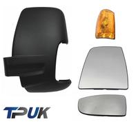 Ford Transit Mk8 Anteriore Sinistro Specchio Vetro Arancio Lente Indicatore Set