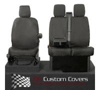 Ford Transit Van Mk8 2021+ Inc Tipper Tailored Front Seat Covers Neri 120
