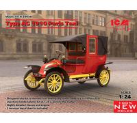 Ford Type AG 1910 Paris Taxi (100% New Molds) 1:24 Plastic Model Kit ICM