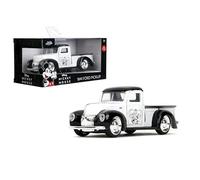 Jada Toys Disney Steamboat Willie 1941 Ford Pickup - Disney Topolino in scala 1:32, porte apribili, pneumatici in gomma - Collezione per adulti e bambini