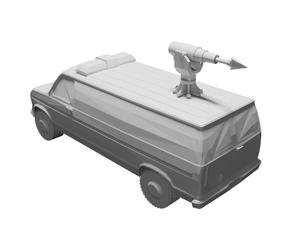 Ford Van Scala Hot Wheels per Gaslands Gioco Tavolo Guerra Stampato 3D