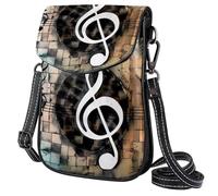 FORDAIIDV Piccola borsa a tracolla per telefono da donna, leggera, borsa a tracolla con tracolla regolabile, melodia musicale Swirl