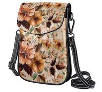 FORDAIIDV Piccola borsa a tracolla per telefono da donna, leggera, borsa a tracolla con tracolla regolabile, melodia musicale con fiori