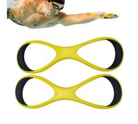 Forearm Fulcrum Fin - High Elbow Swim Training, Corrective Swimming Aid with 8 Word Design, Fitness Pool with Wrist Bending, Men Women Equipment, Breaststroke Backstroke for Teaching Practice