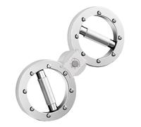 Forearm Strength Trainer, Stainless Steel Hand Grip Exerciser, Ergonomic Arm Musle Strengthening Tool, for Fitness Training, Home Gym, Workout, Office Use, Muscle Recovery, 14.57x6.5x1.06in
