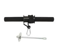 Forearm Wrist Roller | Iron Strength Builder for Weighted Training | Wrist & Forearm Workout Equipment for Gym / Home / Activity | Sturdy Iron Construction, Ergonomic Grip