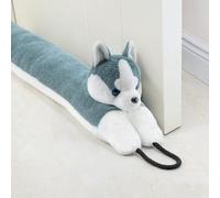 Forecronic Paraspifferi a forma di animale Husky, per porte e finestre, 76 cm / 30in, decorativo e ponderato contro vento e rumore