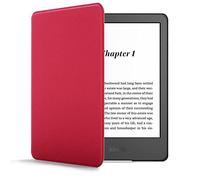 Forefront Cases Custodia per Amazon Kindle (16 GB) 6" (11a Generazione 2024 e 2022) - Protettiva Custodia per Kindle (16 GB) - Smart Auto Sveglia Sonno Funzione - Sottile, Leggero Cover - Rosso