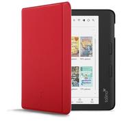 Forefront Cases Custodia per Tolino Vision Color/Colour - Protettiva Magnetica Custodia per Tolino Vision Color (2024) - Smart Auto Sveglia Sonno Funzione - Sottile, Leggero Cover - Rosso