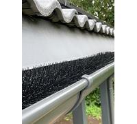 Forega Ø15cm Spazzole Grondaia 10-30m | Anti-Foglie e Martore | Per Grondaie e Pannelli Solari | Zincato/Inox. 18m Un Filo di acciaio inossidabile | Protezione di grondaie e pannelli solari |