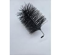 Forega Spazzola di protezione per grondaia, 10/15 cm, protezione per foglie, grondaia, stagno, protezione per martore e uccelli, in acciaio inox, resistente alle intemperie, durevole, facile da