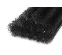 Forega - Spazzola per grondaia, 10-30m, 120cm, Ø15 cm, Protezione Contro Le martore, 10-25 Pezzi. Un Filo zincato/Inox (Protezione di grondaie e pannelli solari, Filo zincato, 12m)