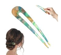 Foregne Per Capelli Francesi - Pin A Forma Di U, Clip Per Capelli Acrilici | Elegante Strumento Di Torsione Della Per Capelli, Robusto Per Capelli Spessi, Supporto Per Capelli Lung