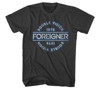 Foreigner - Doppio Visione 1978 - American Classici - Solido Gray Adulto Corto