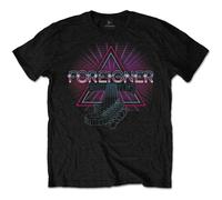 Foreigner Neon Guitar ufficiale Uomo maglietta unisex