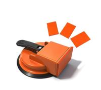 Foreigntradepackag - Utensile manuale di aspirazione per pavimenti in | Grabber per assi con ventosa, in gomma, per riparare fessure di pavimenti in legno, piastrelle, laminato