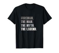 Foreman The Man Myth Legend Vintage Maglietta