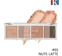 FORENCOS Soft Mood Eye Palette 6,1 g #03 Nuts Latte Ombretto Make up K-Beauty