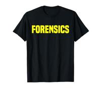 Forensics Crime Investigator T-Shirt Detectives Poliziotti Maglietta