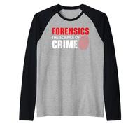 Forensics La scienza del crimine Scienziato forense Maglia con Maniche Raglan