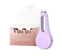 FOREO BEAR 2 Eyes & Lips + Siero Contorno Occhi E Labbra SUPERCHARGED | Dispositivo Microcorrente, Massaggiatore Occhi, Rimpolpante Labbra, Occhiaie, Borse, Siero Conduttivo, Caffeina, Niacinamide