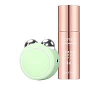FOREO BEAR 2 go Dispositivo viso microcorrente + Siero SUPERCHARGED 2.0 Set | dispositivo viso microcorrente, massaggiatore, siero viso, skincare, tonificazione, idratazione, anti-età, viaggio