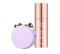 FOREO BEAR 2 go Dispositivo viso microcorrente + Siero SUPERCHARGED 2.0 Set | dispositivo viso microcorrente, massaggiatore, siero viso, skincare, tonificazione, idratazione, anti-età, viaggio