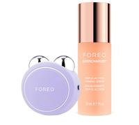 FOREO BEAR mini + Siero rassodante tripla azione SUPERCHARGED 30 ml Set | dispositivo viso microcorrente, massaggiatore, siero rassodante, skincare, tonificazione, anti-età, viaggio