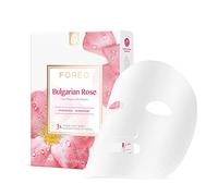 FOREO Bulgarian Rose, maschera in tessuto per pelle secca e spenta, 2 mod. di applicazione, confezione da 3, rimpolpante, rosa bulgara e olio di jojoba, naturale e cruelty free, per dispositivi UFO