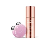 FOREO Firm & Fabulous, BEAR mini Pearl Pink + Serum Serum 30 ml | Massaggiatore viso antirughe con microcorrente | Lifting istantaneo del viso | Prodotti di skincare viso | Set regalo | Regalo donna