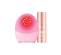 FOREO Fresh & Lifted Set - LUNA 4 Plus + Siero SUPERCHARGED 2.0 | Spazzola Viso, Vicino Infrarosso, LED Rosso, Microcorrente, Massaggiatore, Siero Conduttivo, Rassodante, Ogni Tipo Di Pelle