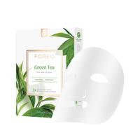 FOREO Green Tea Purifying maschera viso in tessuto (Confezione da 3)