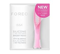 FOREO ISSA - Testina ibrida ondulata, setole in silicone e polimero PBT, durata 6 mesi, sostituibile, rosa perla