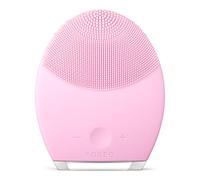 FOREO LUNA 2, Spazzola pulizia viso personalizzata e massaggiatore anti-età, Rosa pallido