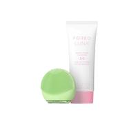 FOREO LUNA 4 Go Spazzola Viso + Detergente Micro-Foam 2.0 | Spazzola Viso, Massaggiatore, Silicone, Detergente Micro-Foam, Detergente Schiumogeno, Rassodante, Ogni Tipo Di Pelle