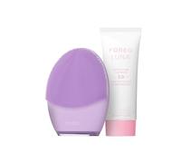 FOREO LUNA 4 Spazzola Pulizia Viso + Detergente Micro-Foam 2.0 100 Ml Set | Spazzola Pulizia Viso, Spazzola Silicone, Detergente Viso, Detergente Schiumogeno, Pelle Sensibile, Esfoliazione Delicata