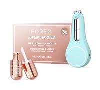FOREO Set A Wink 'n' a Smile - Massaggiatore viso antirughe a microcorrente BEAR 2 eyes & lips+Booster contorno occhi e labbra FOREO SUPERCHARGED (3 x 3, 5 ml) - Siero antirughe e volumizzante labbra