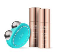 FOREO Set Forever Firm - Massaggiatore viso BEAR con microcorrente + 2x siero conduttivo da 30 ml-lifting istantaneo del viso-per la cura della pelle in un set-menta