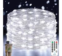 Forepin Catena Luminosa, 18M 150LED Luci Stringa LED con Spina 8 Modalità Lucine LED Decorative Catena di Luci Impermeabile per Esterno Interno, Adatto a Giardino, Feste, Natale Ghirlanda Luminosa
