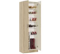 Fores Diseño s.l. Kawai S01 Armadio Multiuso, 58,5X37X180 H cm, Rovere Spazzolato, Melamina, melammina