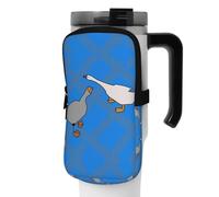 FoRes Grey Goose Borsa versatile per accessori per bottiglie sportive - Porta acqua, ideale per passeggiate, yoga, palestra e viaggi di piacere, Nero , S, Art Deco