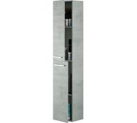 Colonna sospesa da bagno 30x25x150 cm in kit finitura cemento