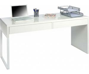 FORES HABITAT Scrivania Moderna Dimensioni 138x50x75 cm colore Bianco - Touch