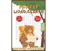 Forest Adventures Word Search: Relaxing Puzzle Book for Nature Lovers: A Calming Collection of Forest-Themed Word Puzzles for Relaxation & Focus
