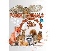 Forest animals: A fun and educational coloring book featuring forest animals, perfect for children aged 3 and up.