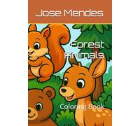Forest Animals: Coloring Book