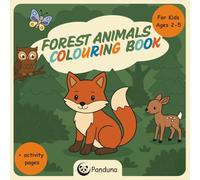 Forest Animals Colouring & Activity Book for Kids Ages 2+ - Big Pictures, Thick Lines, Fun Search Games & Creative Doodle Pages: Easy Colouring Pages ... Animals for Preschoolers | Early Learning